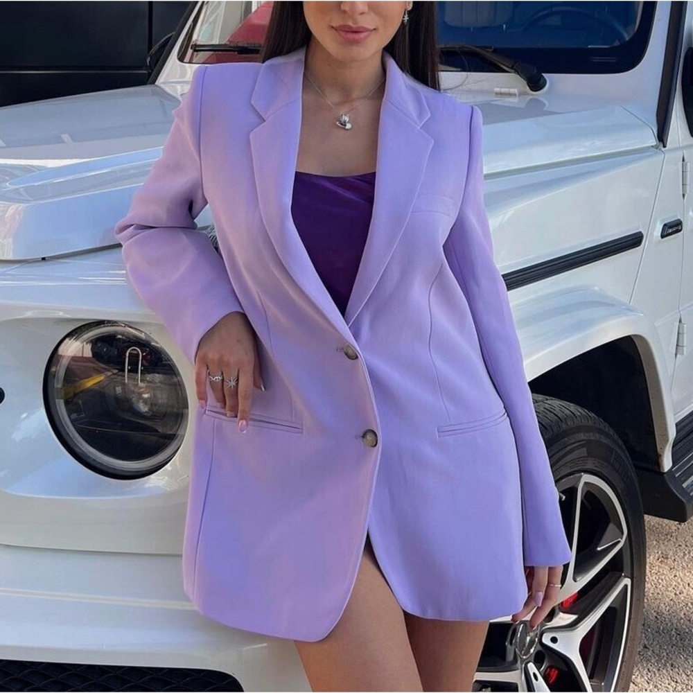 Zara Lavender Blazer